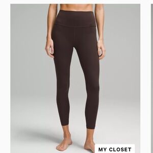 Lululemon Align 25" Espresso Leggings